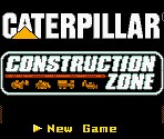 Introduction, Logos, Main Menu and New Game Screen - Caterpillar Construction Zone