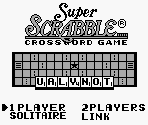Title Screen - Super Scrabble