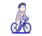 Karamatsu (Bicycle) - Osomatsu-san Hesokuri Wars: Battle of the NEETs