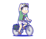 Choromatsu (Bicycle) - Osomatsu-san Hesokuri Wars: Battle of the NEETs