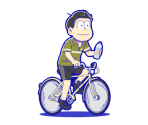 Jyushimatsu (Bicycle) - Osomatsu-san Hesokuri Wars: Battle of the NEETs