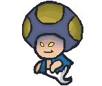 Ghost T. (Pixel Art) - Paper Mario Customs
