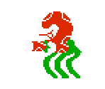 Lava Piranha (Super Mario Bros. 1 NES-Style) - Paper Mario Customs