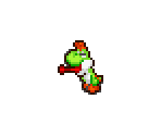 Yoshi Kid (Mario & Luigi Superstar Saga Style) - Paper Mario Customs