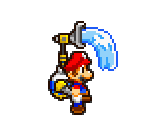 Mario & FLUDD (Mario & Luigi: Superstar Saga-Style) - Mario Customs