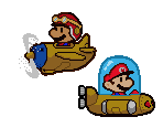 Sky Pop & Marine Pop (Paper Mario N64-Style) - Mario Customs