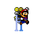 Mario & FLUDD (Super Mario World-Style) - Mario Customs
