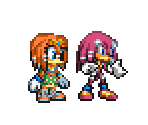 Tikal & Tribal Echidnas (Battle-Style) - Sonic the Hedgehog Customs