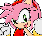 Amy Rose (Pixel Art) - Sonic the Hedgehog Customs
