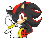 Shadow (Pixel Art) - Sonic the Hedgehog Customs