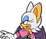 Rouge (Pixel Art) - Sonic the Hedgehog Customs