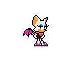 Rouge (Sonic Pocket Adventure-Style) - Sonic the Hedgehog Customs