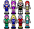 Playable Characters - Phantasy Star Collection