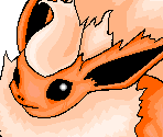 #136 Flareon (Pixel Art) - Pokémon Generation 1 Customs