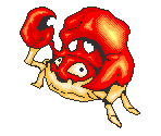 #099 Kingler (Pixel Art) - Pokémon Generation 1 Customs