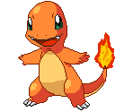 #004 Charmander (Pixel Art) - Pokémon Generation 1 Customs