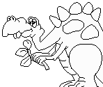Dinosaurs 9-16 - Color a Dinosaur
