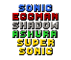 Sonic 2 Special Stage HUD Font (Expanded) - Sonic the Hedgehog Customs