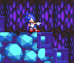 Lava Reef Zone Act 1 Chunks (Act 1.5 Palette) - Sonic & Knuckles