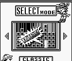 Mode Select Screen - Tetris Plus