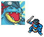 Ironjaw (#160 Feraligatr) - Pokémon Mystery Dungeon: Merchants VS Pirates (Hack)