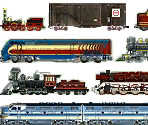 Train Menu Sprites - Railroad Tycoon 3