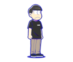 Choromatsu (Staff T-Shirts) - Osomatsu-san Hesokuri Wars: Battle of the NEETs