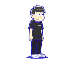 Ichimatsu (Staff T-Shirts) - Osomatsu-san Hesokuri Wars: Battle of the NEETs