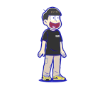 Jyushimatsu (Staff T-Shirts) - Osomatsu-san Hesokuri Wars: Battle of the NEETs