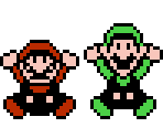 Mario & Luigi (WarioWare Gold SMB3 Death Sprites, Expanded) - Mario Customs