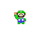 Luigi (Super Mario World Overworld-Style) - Mario Customs