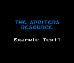 Fonts - Sega Channel (USA)