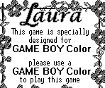 Game Boy Error Message - Laura
