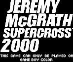 Game Boy Error Message - Jeremy McGrath Supercross 2000