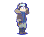 Karamatsu (Antarctic Expedition Team) - Osomatsu-san Hesokuri Wars: Battle of the NEETs
