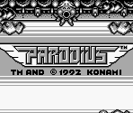 Company Screens & Game Titles - Parodius