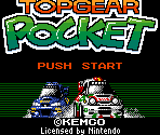 Title Screen - Top Gear Pocket / Rally
