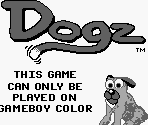 Game Boy Error Message - Dogz: Your Virtual Petz Palz