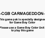 Game Boy Error Message - Carmageddon