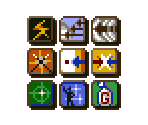 Skill Icons - Fire Emblem: Genealogy of the Holy War (JPN)