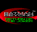 Company Screens & Title Screen - Batman Beyond - Return Of The Joker
