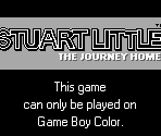 Game Boy Error Message - Stuart Little: The Journey Home