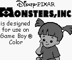 Game Boy Error Message - Monsters, Inc.
