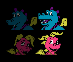 Character & Difficulty Select Elements - Dragon Tales: Dragon Wings