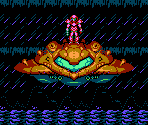 Samus' Gunship (NES) - Metroid Customs
