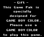 Game Boy Error Message - Gift