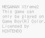 Game Boy Error Message - Mega Man Xtreme 2