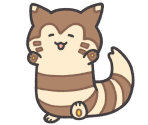 #162 Furret - Pokémon Smile