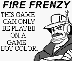 Game Boy Error Message - Rescue Heroes: Fire Frenzy