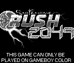Game Boy Error Message - San Francisco Rush 2049